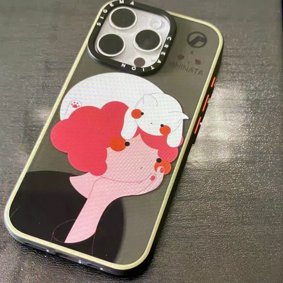 Other - Stylish Black and Red Phone Case